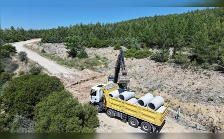 Denizli Büyükşehir Belediyesi’nden Gömce–İmrallı yolunda 7 kilometrelik yol hamlesi Başkan Çavuşoğlu: “Denizli’nin her noktasına eşit hizmet götürüyoruz”
