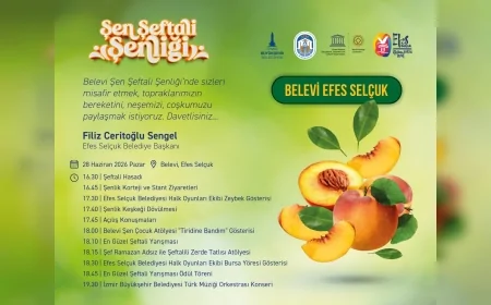 28 Haziran 2026 Şen Şeftali Şenliği için hazırlıklar tamamlandı, basın mensupları etkinliğe davet edildi