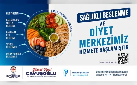 Denizli Büyükşehir Belediyesi Ücretsiz Diyetisyen Hizmetini Başlattı Sağlıklı Beslenme ve Diyet Merkezi Vatandaşlara Kapılarını Açtı