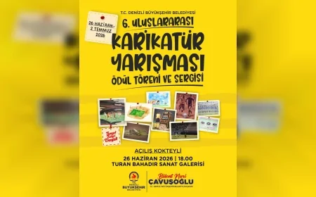 Denizli Büyükşehir Belediyesi'nin 6. Uluslararası Karikatür Yarışması'nda ödüller sahiplerini buluyor