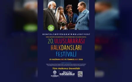 Denizli Büyükşehir Belediyesi 20. Uluslararası Halk Dansları Festivali dünya kültürlerini Denizli’de buluşturacak