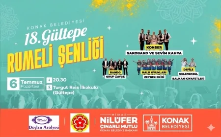 Konak Belediyesi’nin 18’inci Gültepe Rumeli Şenliği Balkan Kültürünü İzmir’de Yaşatacak