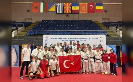 Manisalı Judocular Gençler Balkan Judo Şampiyonası’ndan Madalyalarla Döndü