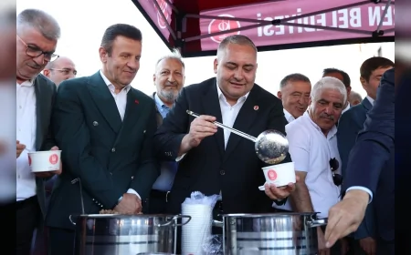 KEÇİÖREN’DE MATEM AŞI VE AŞURE LOKMASI PAYLAŞILDI
