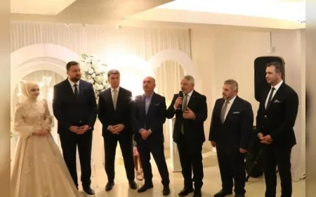Çorum Belediye Başkanı Dr. Halil İbrahim Aşgın'ın oğlu Muhammed Emin Aşgın ile Rümeysa Kocur nişanlandı
