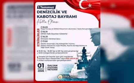 Ortaca Belediyesi, 1 Temmuz Denizcilik ve Kabotaj Bayramı’nı Dalyan’da düzenlenecek etkinliklerle kutlayacak