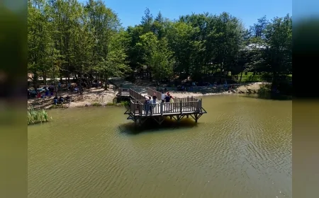 Düzce’de Korugöl Tabiat Parkı Hafta Sonu Yoğun İlgi Gördü, Doğaseverlerin Uğrak Noktası Oldu