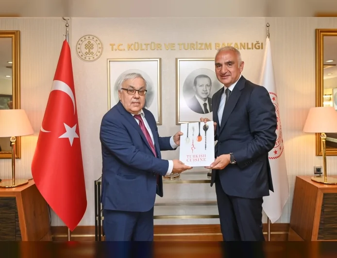 Kültür ve Turizm Bakanı Mehmet Nuri Ersoy, Rusya’nın Yeni Büyükelçisi Sergey Verşinin ile Turizm İş Birliğini Görüştü