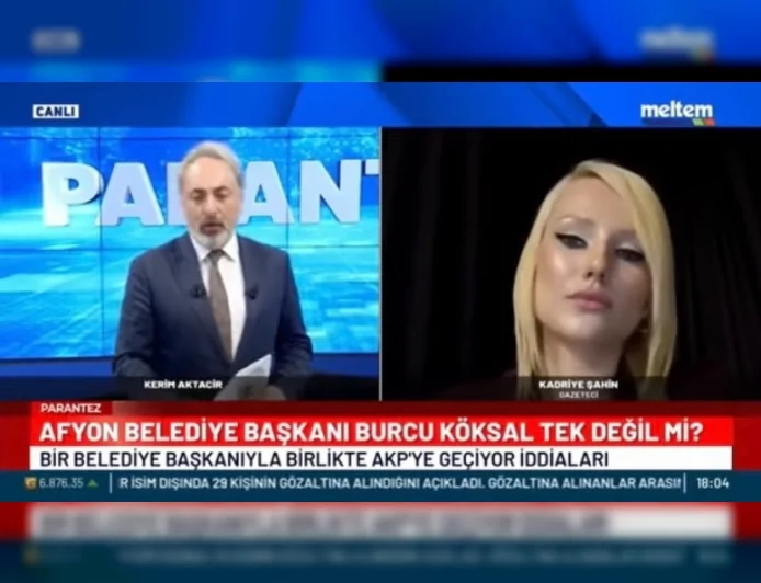 Gazeteci, Siyaset Bilimci Kadriye Şahin’in Meltem TV’de açıkladığı Ankara kulislerinde Burcu Köksal ve Mesut Özarslan ile Kılıçdaroğlu sürecine ilişkin değerlendirmeler gündem oldu