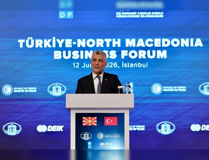 Ticaret Bakanı Prof. Dr. Ömer Bolat: “Türkiye-Kuzey Makedonya ticaretinde hedef 2 milyar dolar”