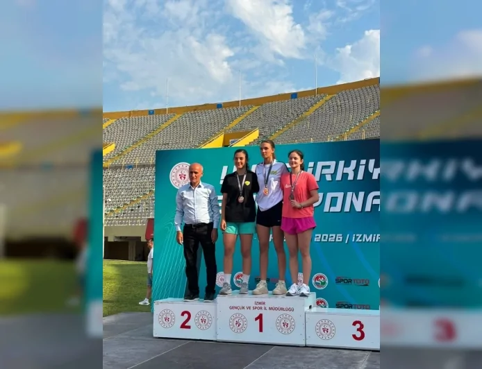 Manisalı Sporcu Eylül Aygül U-18 Atletizm Türkiye Şampiyonası’nda Zirveye Çıkarak Milli Takım Hakkı Kazandı