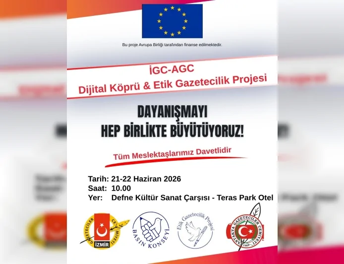 İzmir Gazeteciler Cemiyeti, Etik Gazetecilik Projesi kapsamında Hatay ile Dijital Köprü kuracak