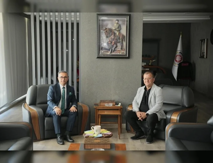Çorum’dan Aydın’a Atanan Adalet Komisyonu Başkanı Hasan Öztürk’ten Çorum TSO’ya Veda Ziyareti