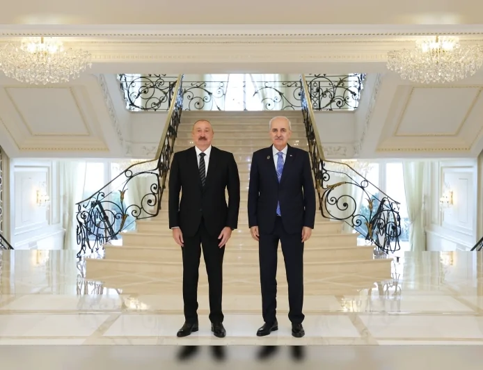 TBMM Başkanı Numan Kurtulmuş: “Ziyaretimizin kardeş Azerbaycan ile ilişkilerimizin daha da derinleşmesine katkı sunmasını diliyorum”