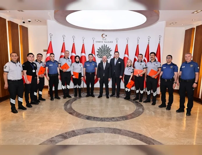 Çorum Valisi Ali Çalgan, Özel Güvenlik Haftası’nda görev yapan personele teşekkür etti