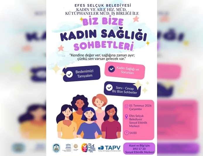 Efes Selçuk Belediyesi Kadınlar ve Çocuklar İçin Sağlık ve Bedensel Haklar Atölyeleri Düzenliyor