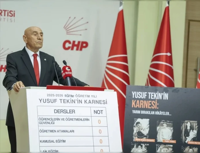 CHP Genel Başkan Yardımcısı Yıldırım Kaya: “Yusuf Tekin’in 2025-2026 Eğitim Öğretim Yılı Karnesi Başarısızdır”
