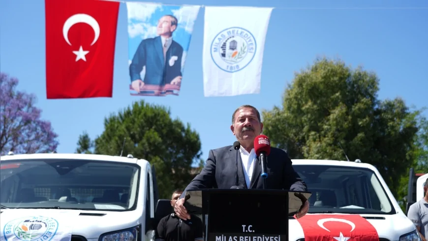 Milas Belediyesi 7 Yeni Aracı Daha Hizmete Alarak Araç Filosunu Güçlendirdi