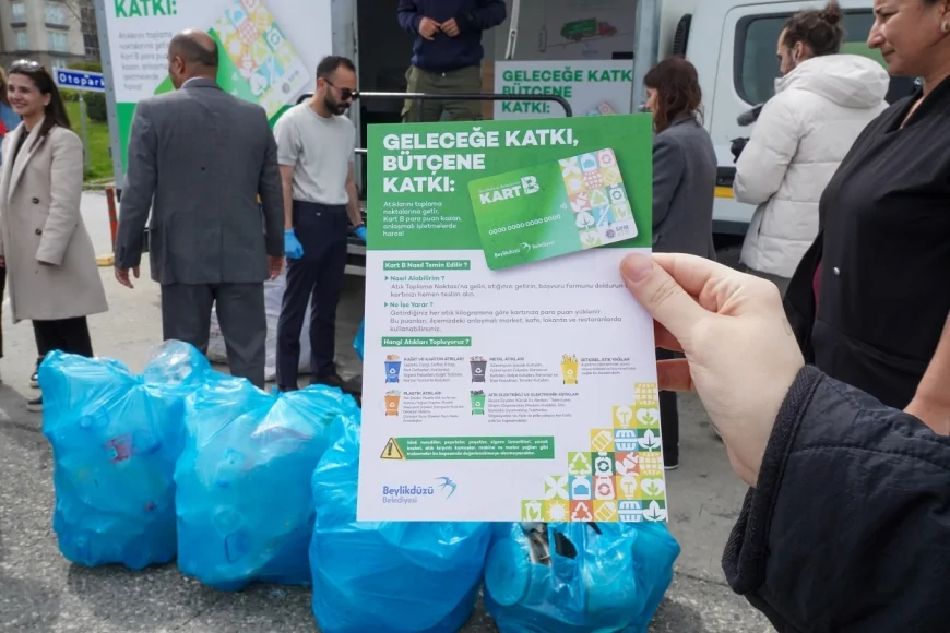 Beylikdüzü Belediyesi Kart B Uygulamasıyla 2 Ayda 20 Ton Atığı Ekonomiye Kazandırdı