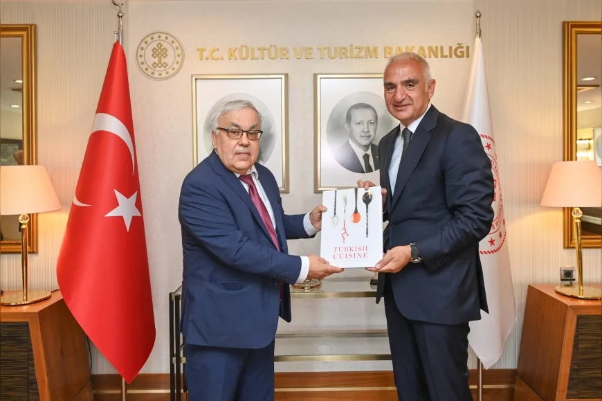 Kültür ve Turizm Bakanı Mehmet Nuri Ersoy, Rusya’nın Yeni Büyükelçisi Sergey Verşinin ile Turizm İş Birliğini Görüştü