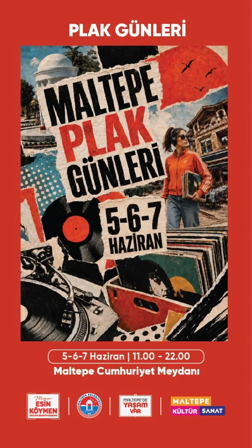Maltepe Cumhuriyet Meydanı’nda 2. Maltepe Plak Günleri Müzikseverleri Buluşturacak