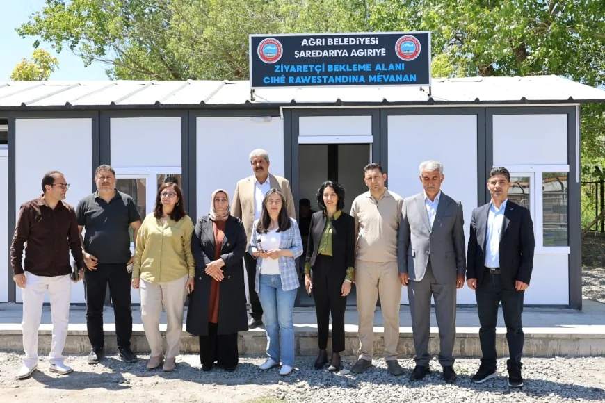 Ağrı Belediyesi Cezaevi Ziyaretçileri İçin Yeni Bekleme Alanını Hizmete Açtı