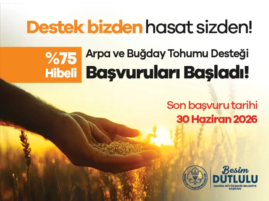 Manisa Büyükşehir Belediyesi Tarımsal Üretimi Desteklemek İçin Yeni Hibe Programı Başlattı