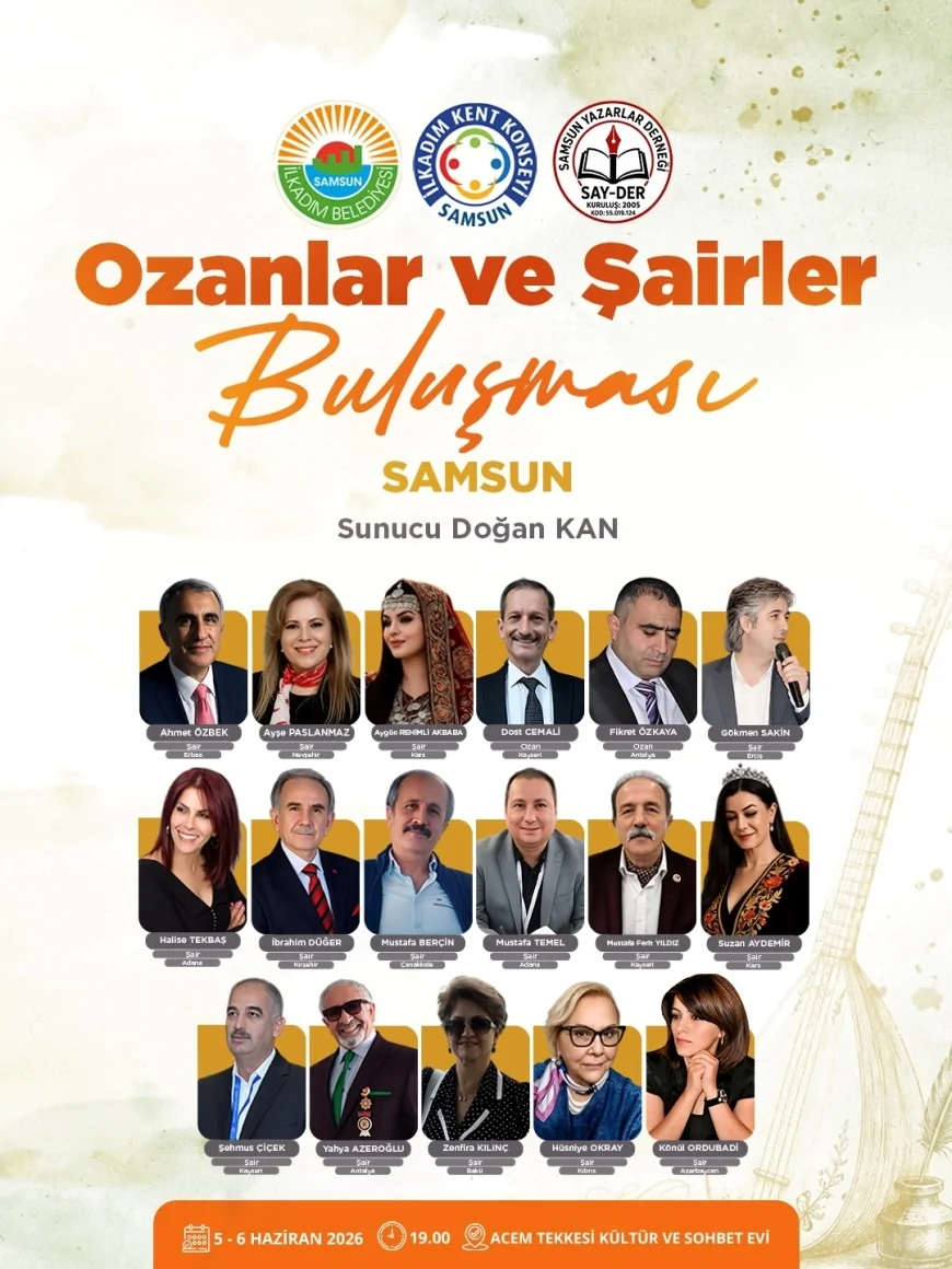 İlkadım Belediye Başkanı İhsan Kurnaz: “Şiirin, sazın ve türkülerin birleştirici gücünü hep birlikte hissedeceğiz”