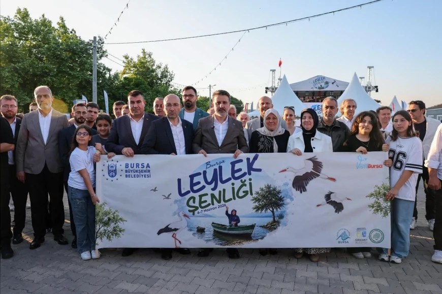 Bursa Büyükşehir Belediyesi’nin Düzenlediği Leylek Şenliği Eskikaraağaç’ta Kortej Yürüyüşüyle Başladı!