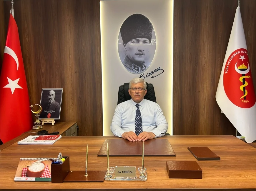 Türk Veteriner Hekimleri Birliği Merkez Konseyi Başkanı Ali Eroğlu: “Güvenli Gıda Tesadüflerin Değil Bilimsel Planlama ve Denetimin Sonucudur”