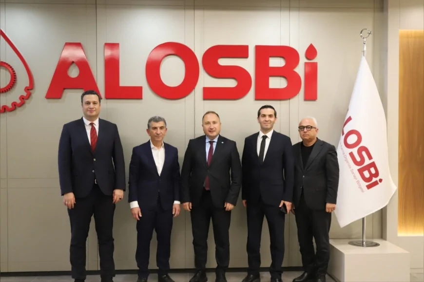 ALOSBİ ile İzmir Bakırçay Üniversitesi Üniversite-Sanayi İş Birliği Fırsatlarını Değerlendirdi