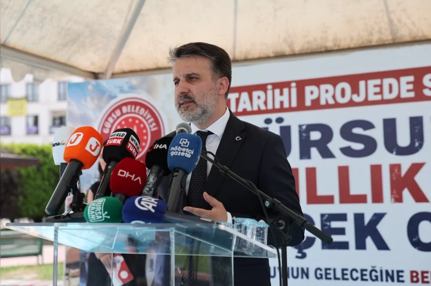 BURSA BÜYÜKŞEHİR BELEDİYESİ BAŞKAN VEKİLİ ŞAHİN BİBA GÜRSU’DA ESNAF VE YEREL YÖNETİMLERLE BİR ARAYA GELDİ