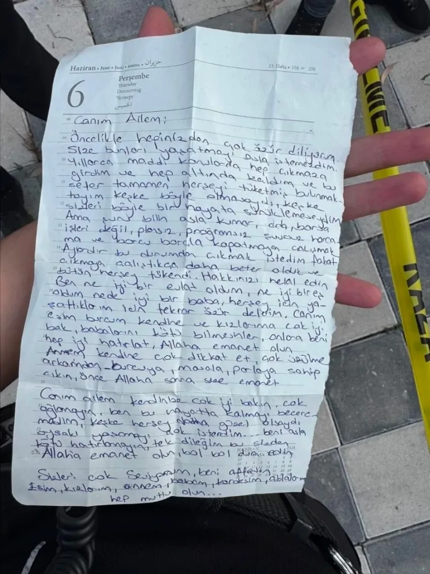 İzmir’de Görevli Polis Memurunun Ölümünün Ardından Ailesine Bıraktığı Mektup Ortaya Çıktı