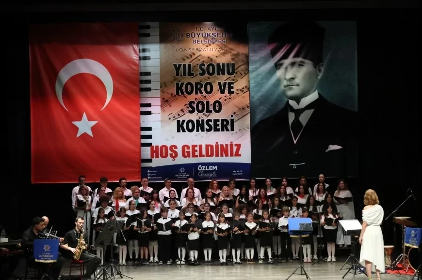 Aydın Büyükşehir Belediyesi Konservatuarı Kursiyerleri Yıl Sonu Konseri’nde Sanatseverlerden Tam Not Aldı