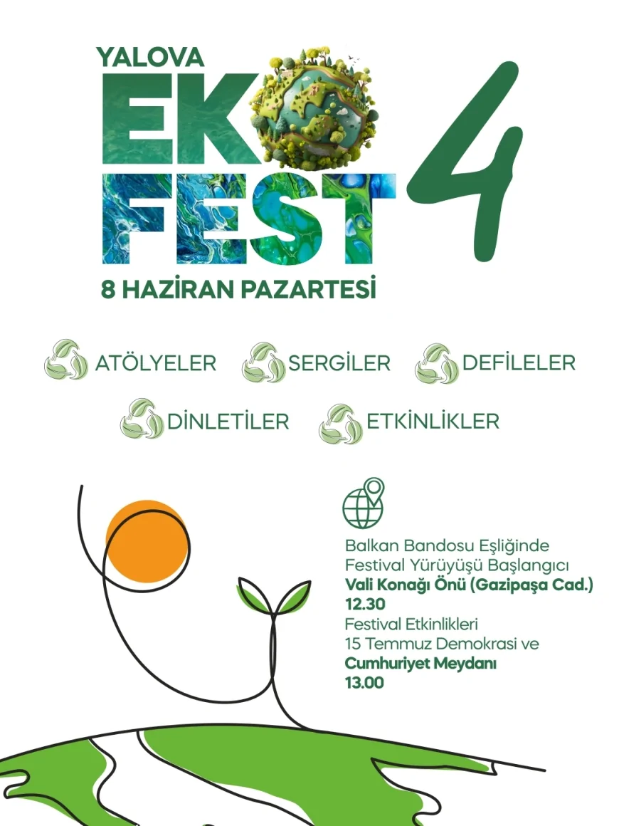 Yalova’da Çevre Bilincini Güçlendirecek EKOFEST 4 İçin Geri Sayım Başladı