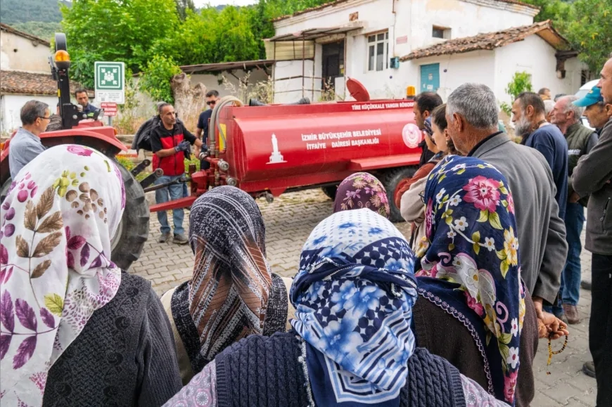 İZMİR BÜYÜKŞEHİR BELEDİYESİ’NİN YANGINA DİRENÇLİ KÖY PROJESİYLE KÜÇÜKKALE’DE TRAKTÖRLER HAZIR ORMANLAR İÇİN TEYAKKUZ SÜRÜYOR