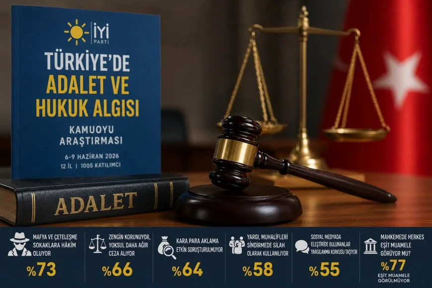 İYİ Parti’nin adalet araştırması hukuk algısındaki kaygıları ortaya koydu