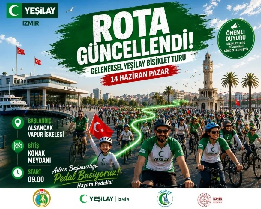 Yeşilay İzmir Şube Başkanı Dr. Ömer Yahşi: “Dünya Kupası heyecanını sağlıklı bir geleceğe doğru çevireceğimiz pedallarla birleştiriyoruz”