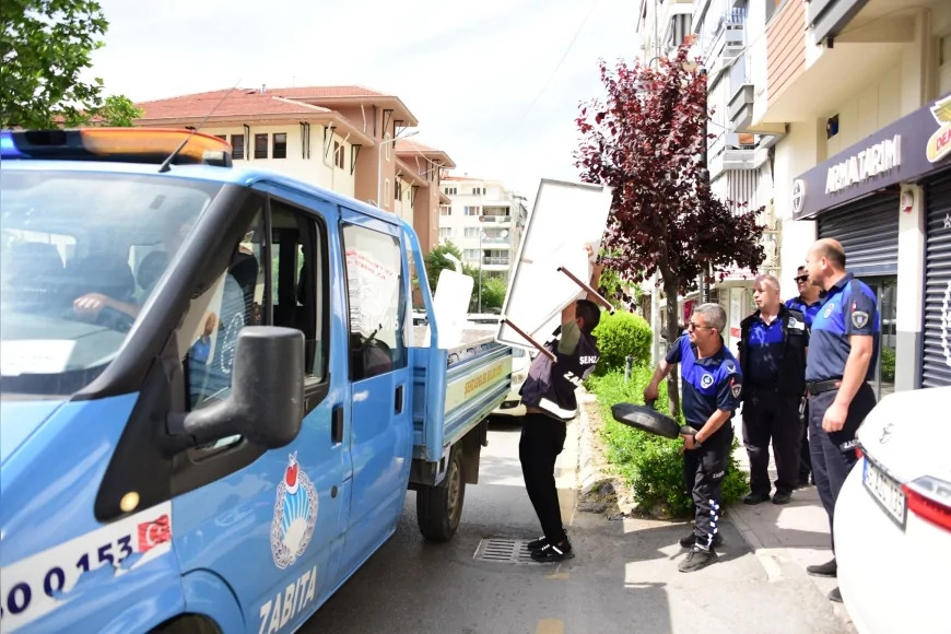 Şehzadeler’de Zabıta Ekipleri Yol ve Kaldırım İşgallerine Yönelik Denetimlerini Sürdürüyor