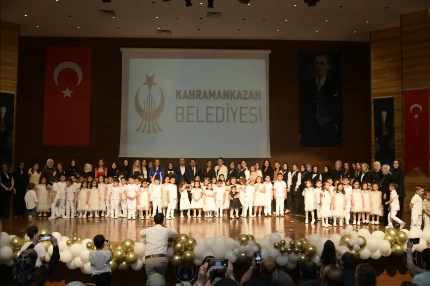 Kahramankazan Belediye Başkanı Selim Çırpanoğlu: “Minik yavrularımızın ilk mezuniyet sevincine ortak oluyoruz”