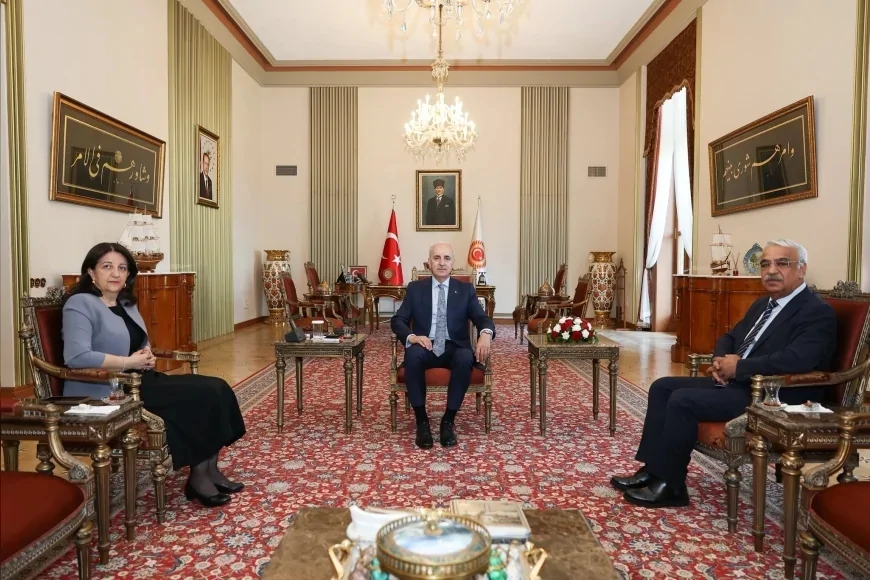 TBMM Başkanı Numan Kurtulmuş DEM Parti İmralı Heyetiyle Terörsüz Türkiye Sürecini Değerlendirdi