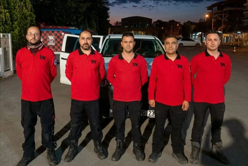 Tepebaşı Belediyesi TAK Ekibi Beypazarı’nda Kayıp Arif Uysal İçin Arama Çalışmalarına Katıldı