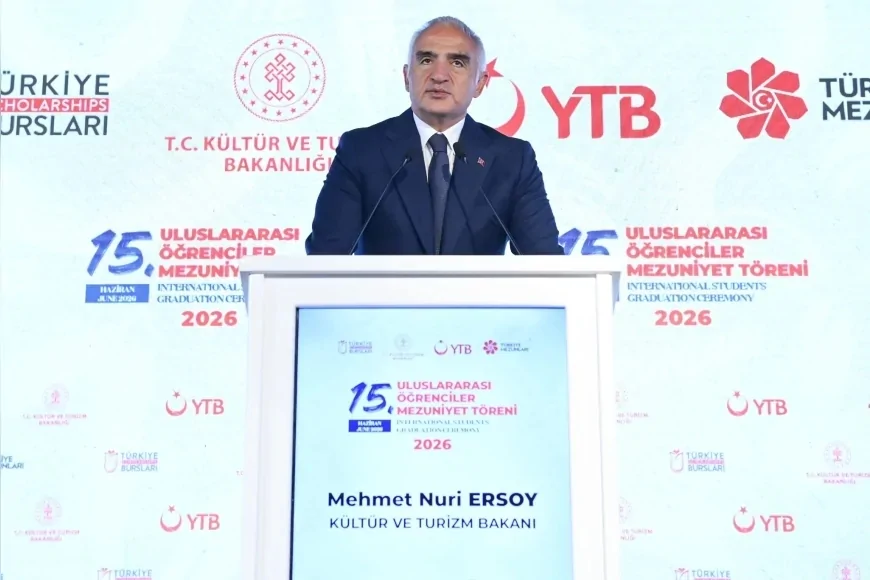 KÜLTÜR VE TURİZM BAKANI MEHMET NURİ ERSOY: “SİZLER ÜLKELERİNİZ İLE TÜRKİYE ARASINDAKİ EN GÜÇLÜ TEMSİLCİLERSİNİZ”