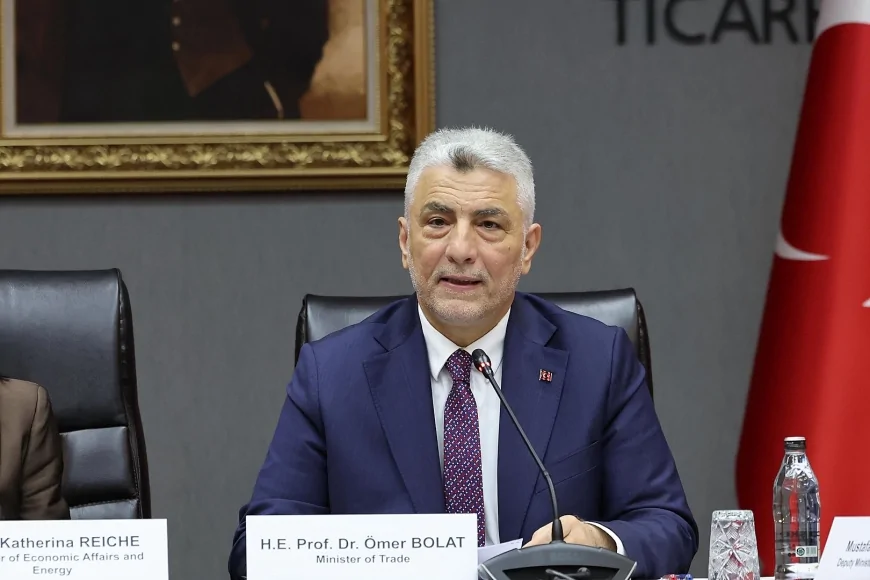 Ticaret Bakanı Prof. Dr. Ömer Bolat: “Türkiye-Almanya JETCO 6. Dönem Toplantımızı Ankara’da gerçekleştireceğiz”