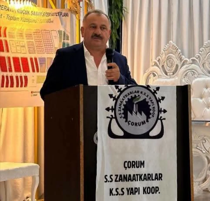 S.S. Zanaatkarlar Küçük Sanayi Sitesi Yapı Kooperatifi Başkanı Mustafa Fındıkcı Üyelerin Oybirliğiyle Yeniden Seçildi