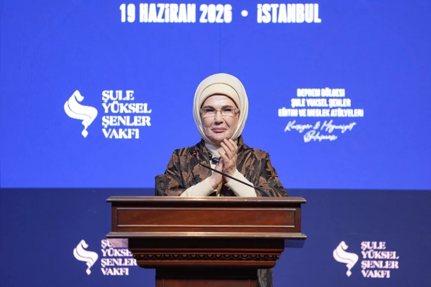 Cumhurbaşkanı Recep Tayyip Erdoğan’ın eşi Emine Erdoğan: “2 yıl içinde deprem bölgesinde 50 iş yerinin açılmasına destek olunacak”