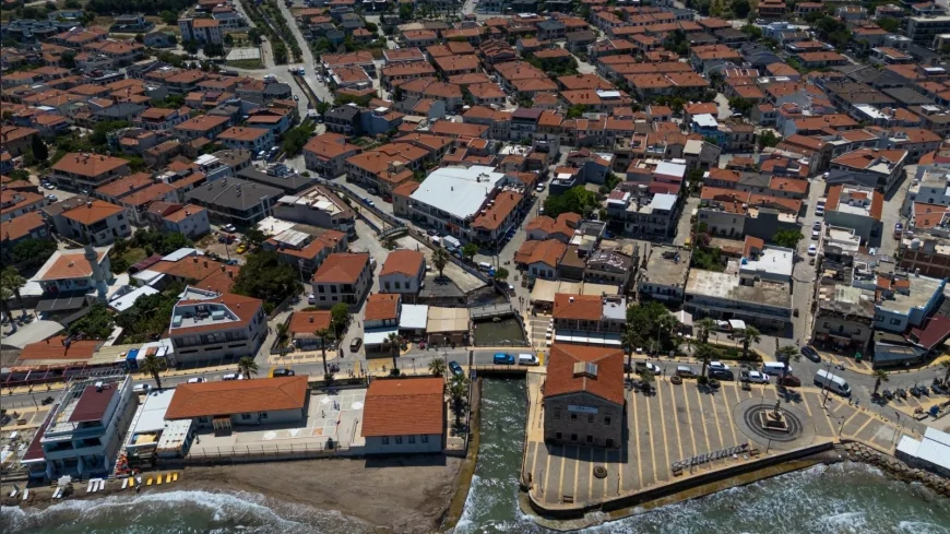 İZSU Yarımada’da Sel ve Taşkın Riskine Karşı 7 Bin 500 Ton Taşla Dere Yataklarını Güçlendirdi