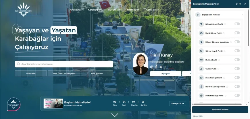 Karabağlar Belediye Başkanı Helil Kınay: “Dijital altyapımızı her geçen gün daha da güçlendiriyoruz”