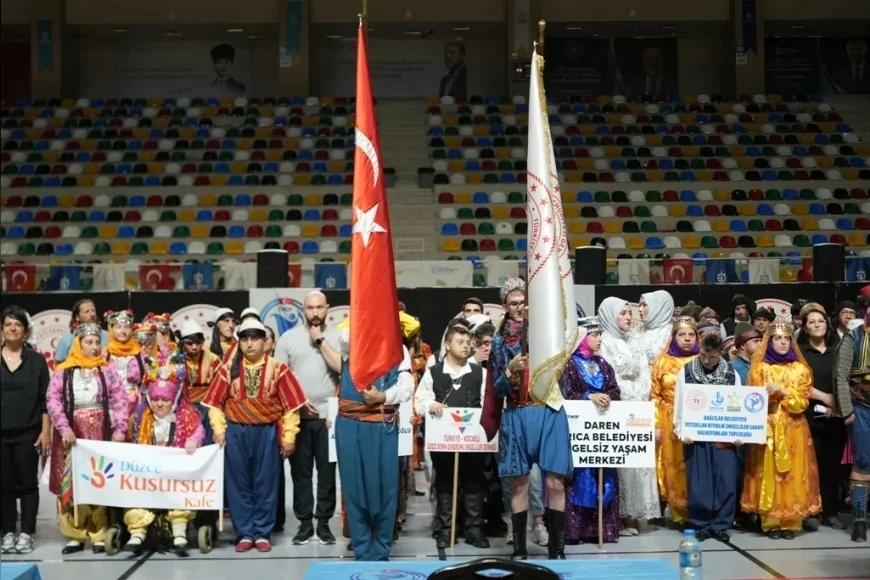 Düzce Belediyesi Kusursuz Kafe Halk Oyunları Ekibi THOF Engelsiz Adımlar Türkiye Şampiyonası’nda Türkiye Üçüncüsü Oldu