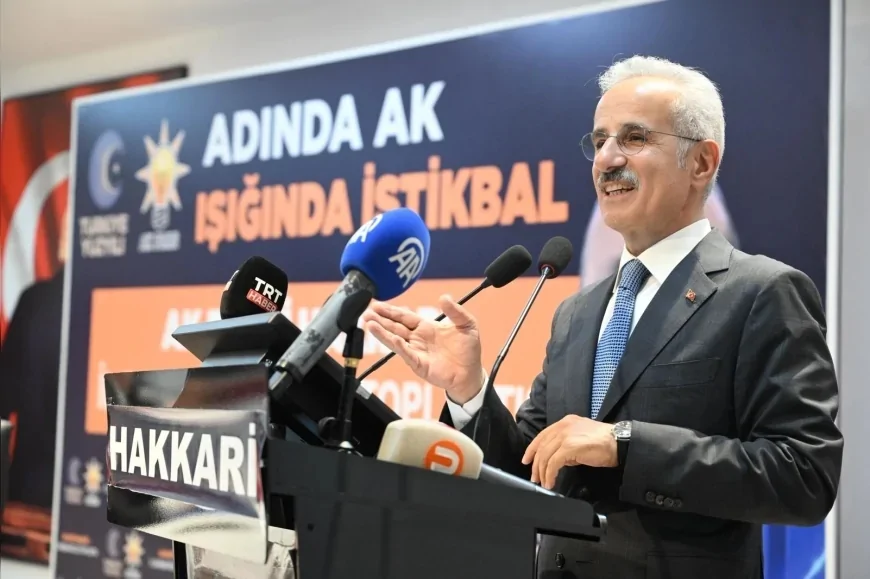 Ulaştırma ve Altyapı Bakanı Abdulkadir Uraloğlu: “Terörün bittiği, yatırımların arttığı bir Hakkari Türkiye’nin gücüne güç katmaktadır”